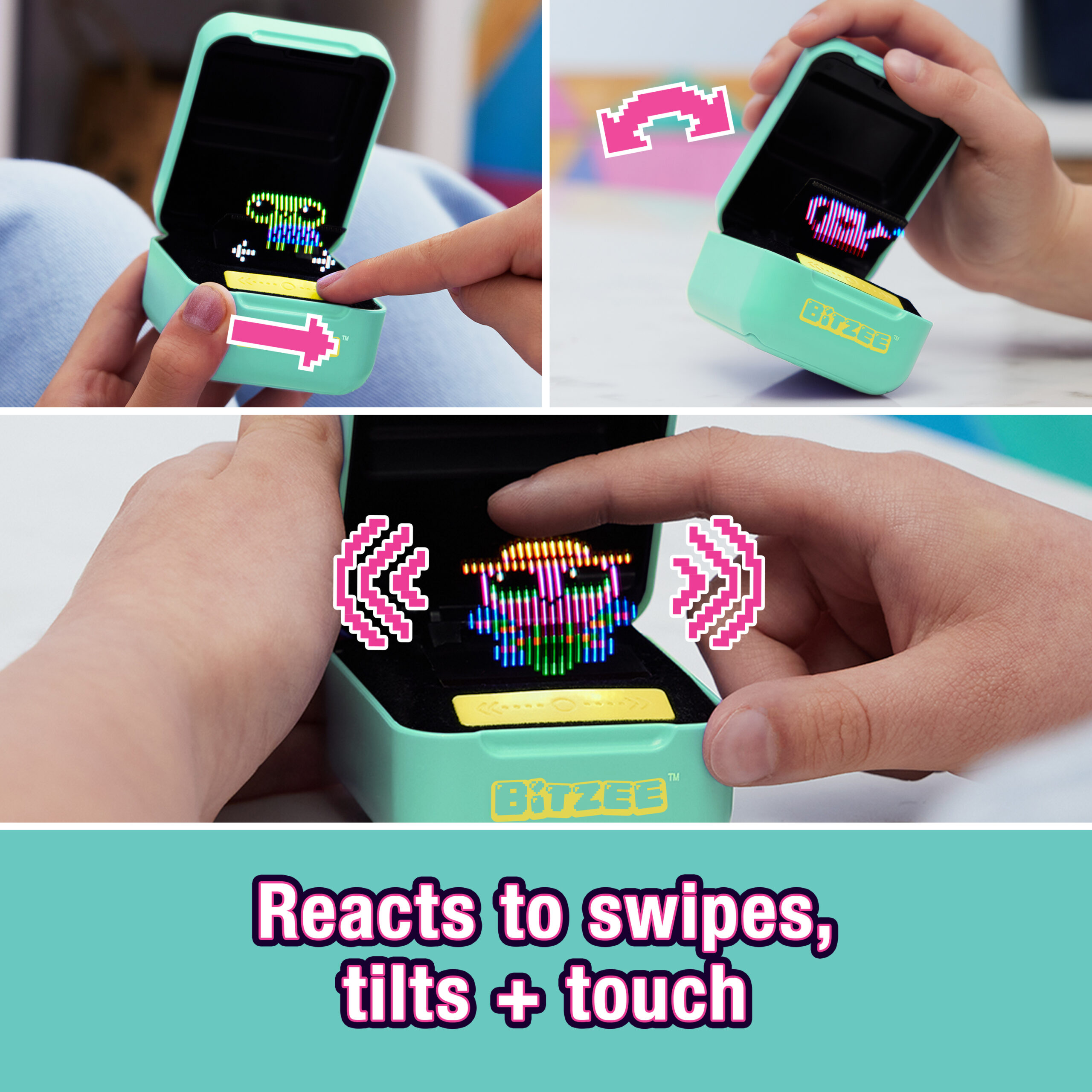 Official product image showing Bitzee and a digital pet