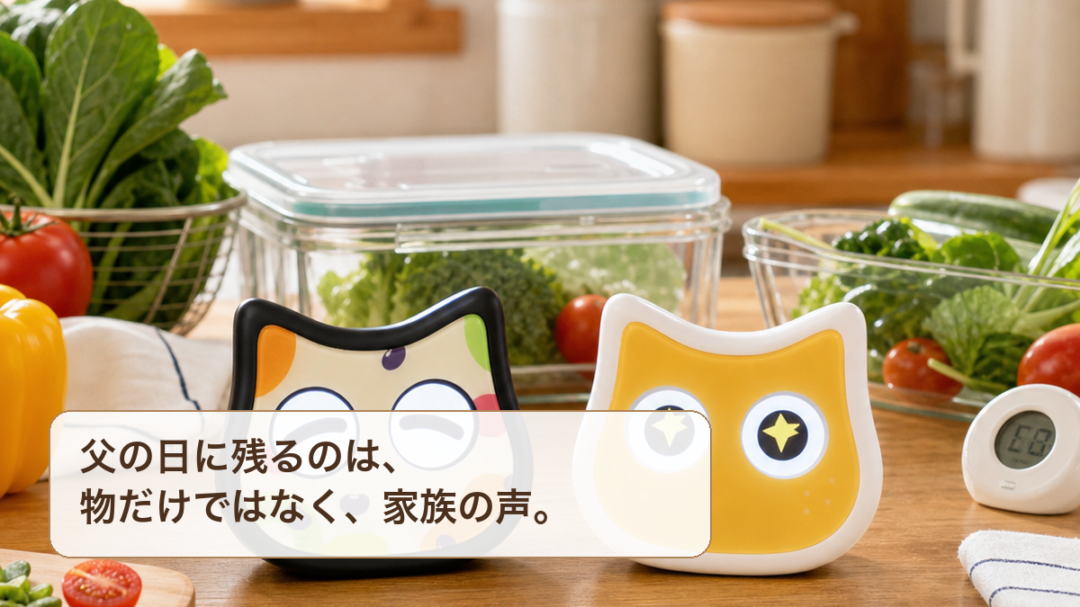 父の日に贈る癒しロボットギフトのイメージ