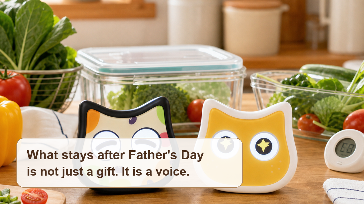 Father's Day robot gift with Mia
