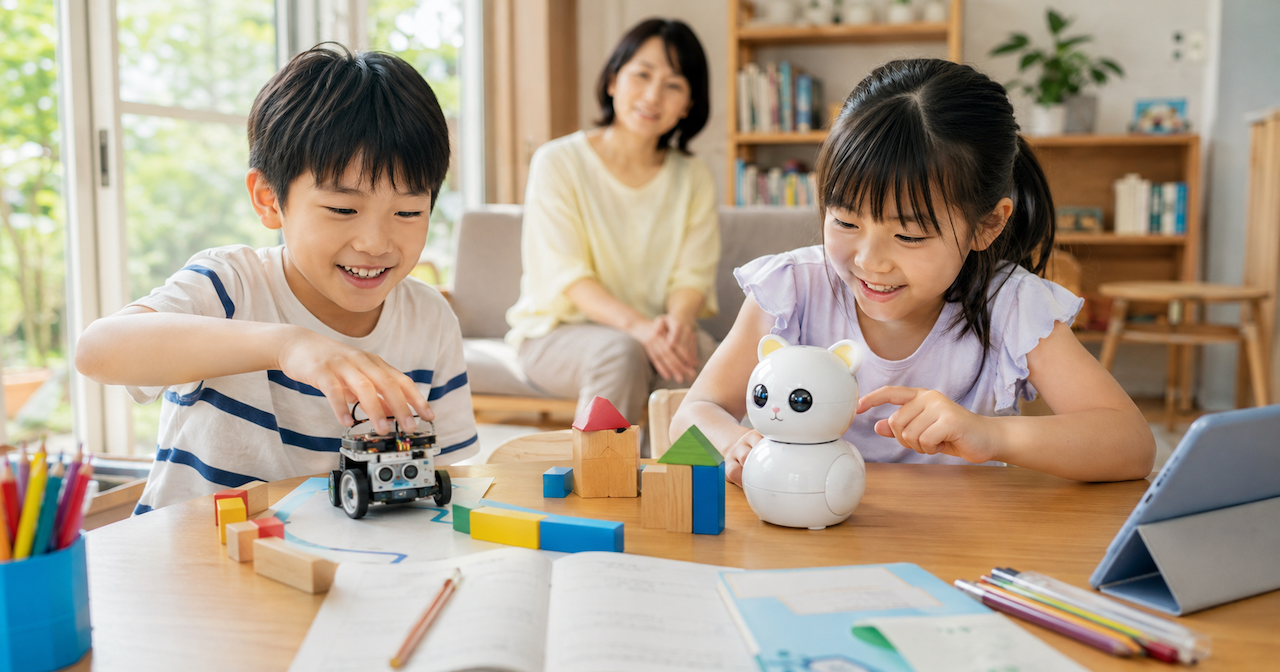 kids-robot-vacation
