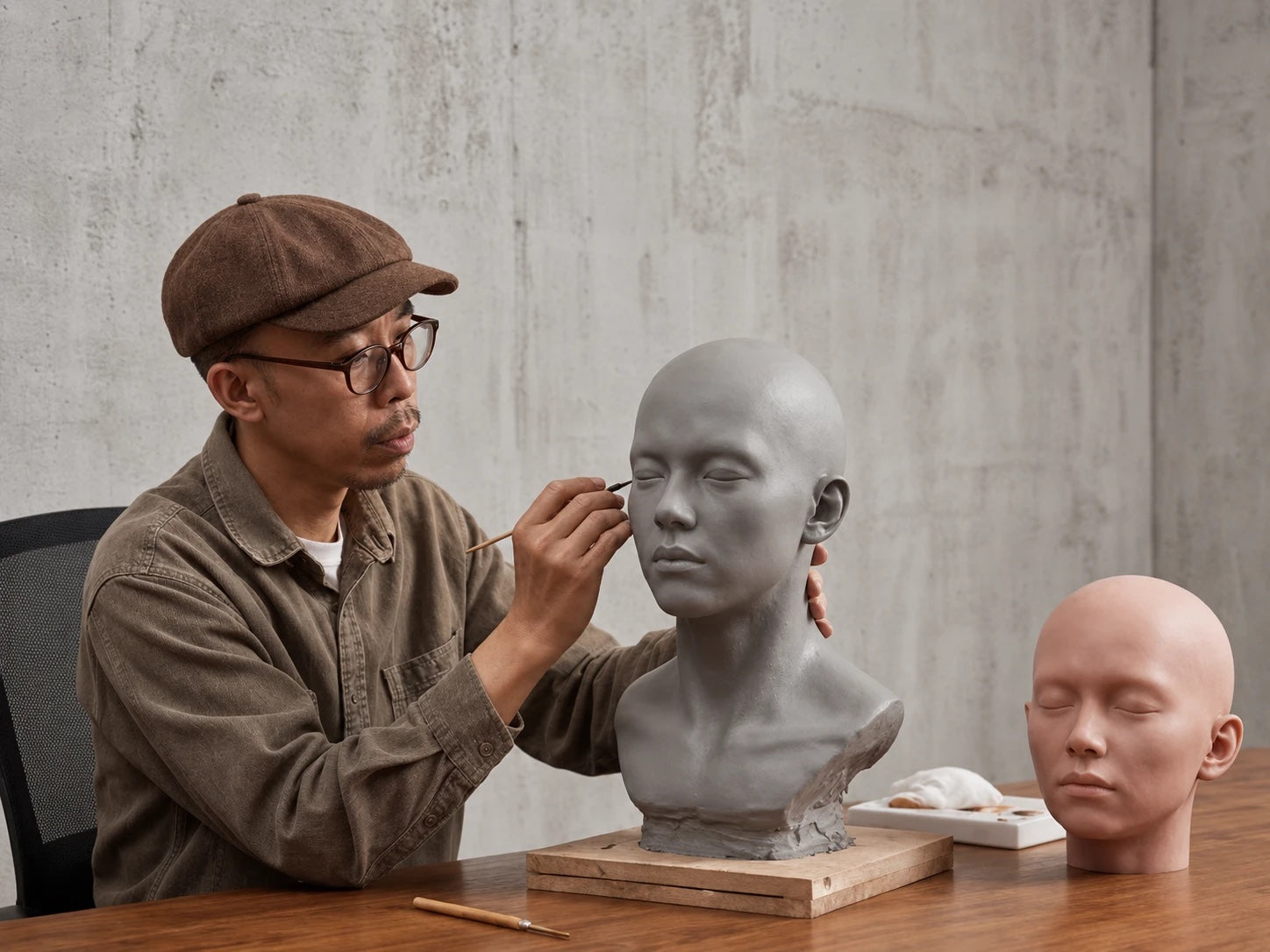 ROLA One hand-sculpting process