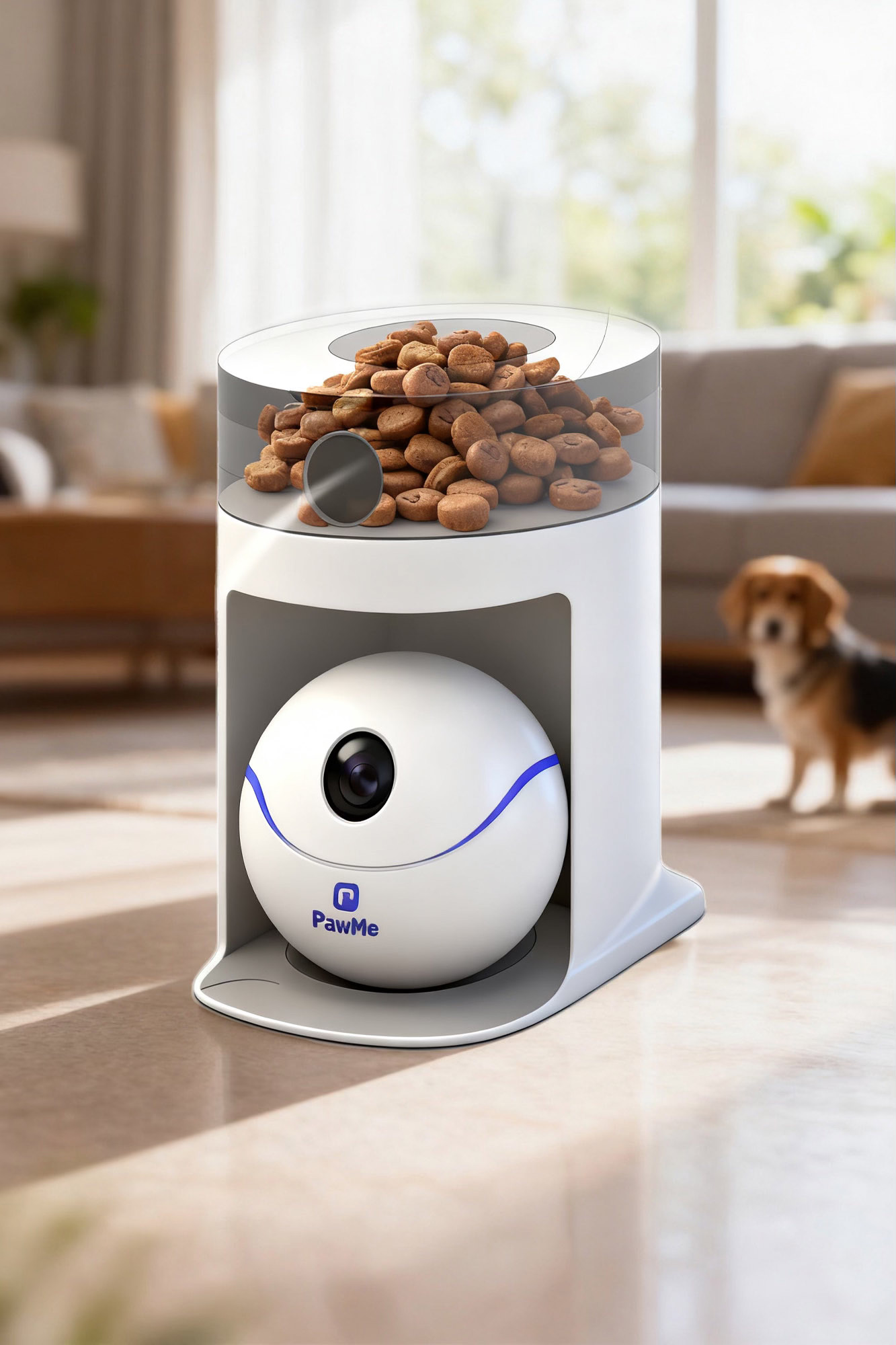 PawMeの給餌・おやつ機能イメージ
