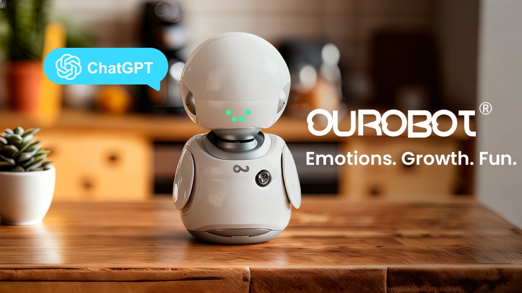 OUROBOTの感情AIデスクトップロボット