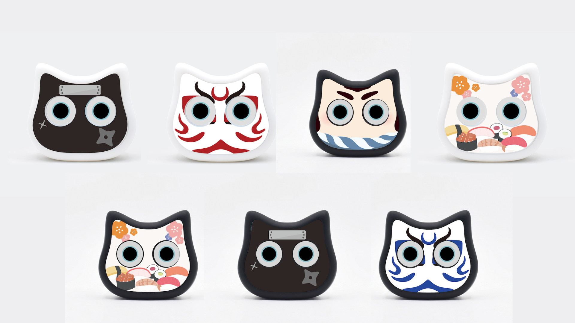 Mia's various expressions and designs