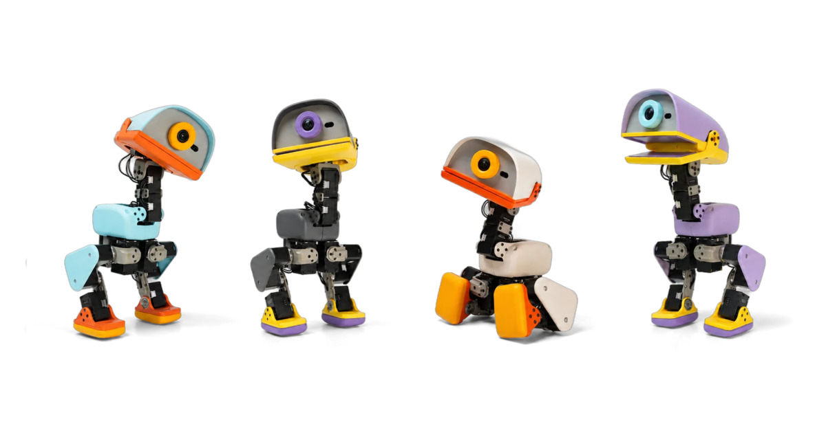 Microduckの二足歩行ロボット