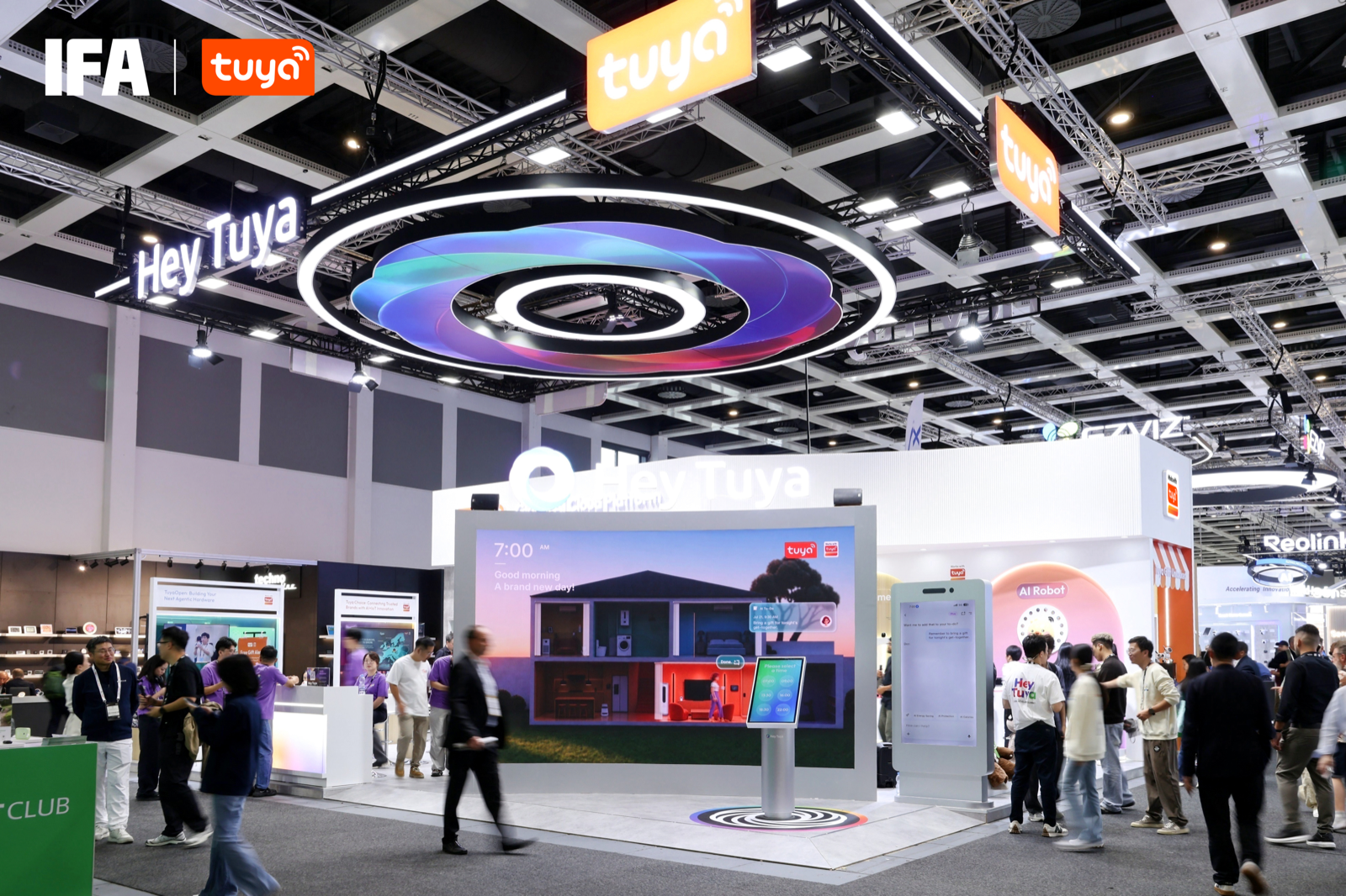 IFA 2026で展示されたHey Tuyaスマートホームデモ