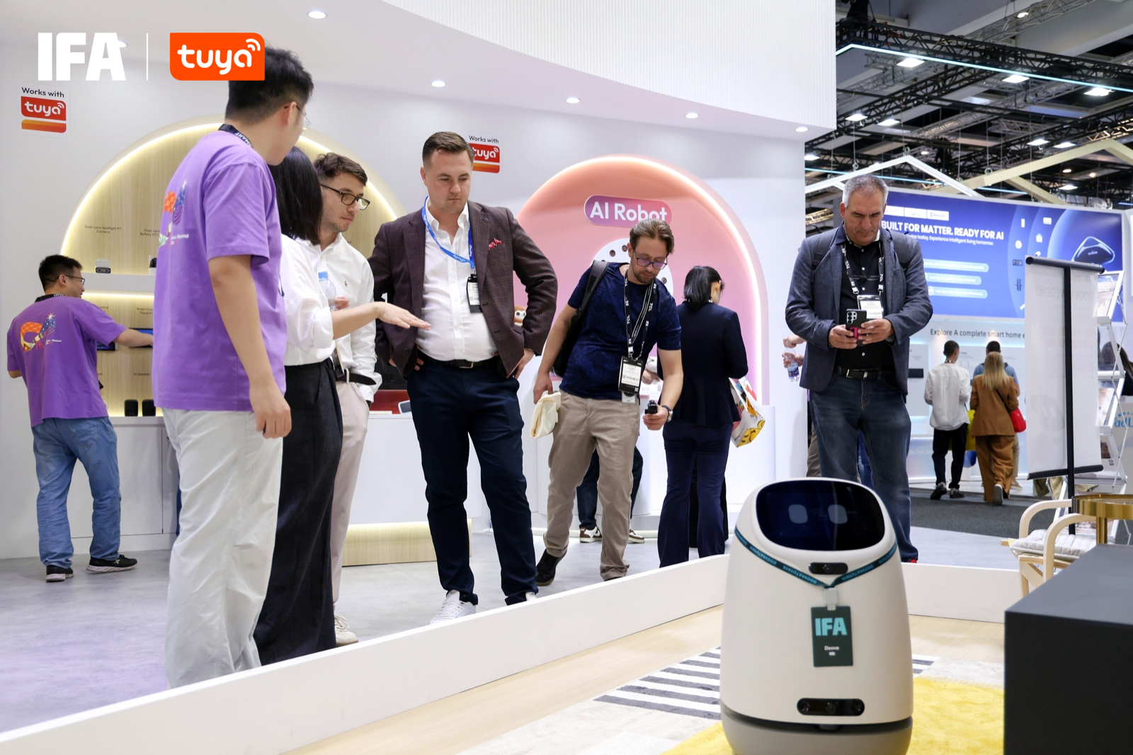 Visitors looking at Tuya Doova during IFA 2026