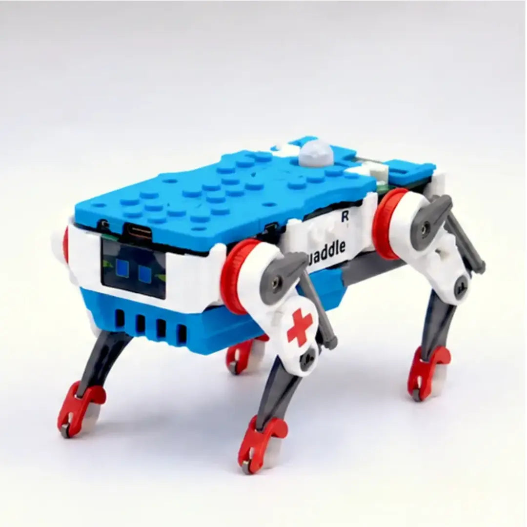 青い外装のPetoi Quaddle Buddyモデル