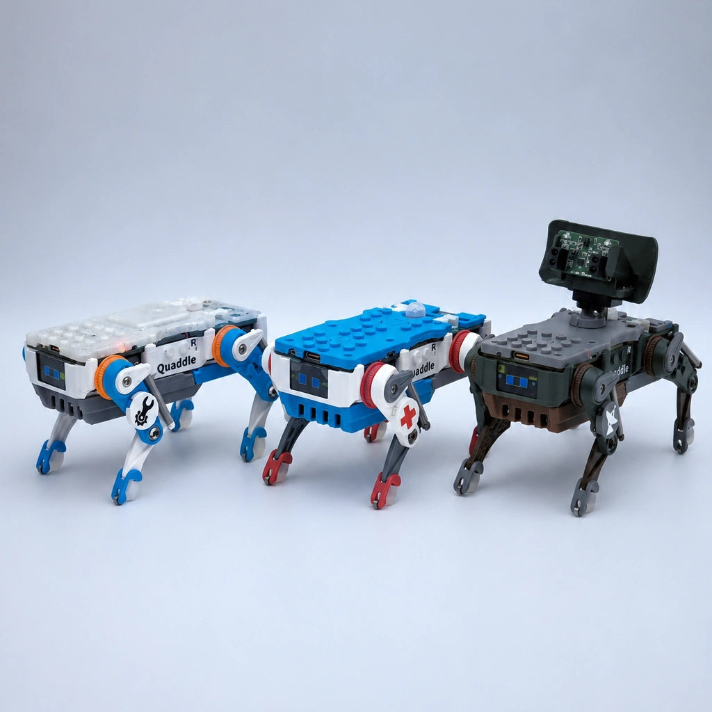 Three Petoi Quaddle models