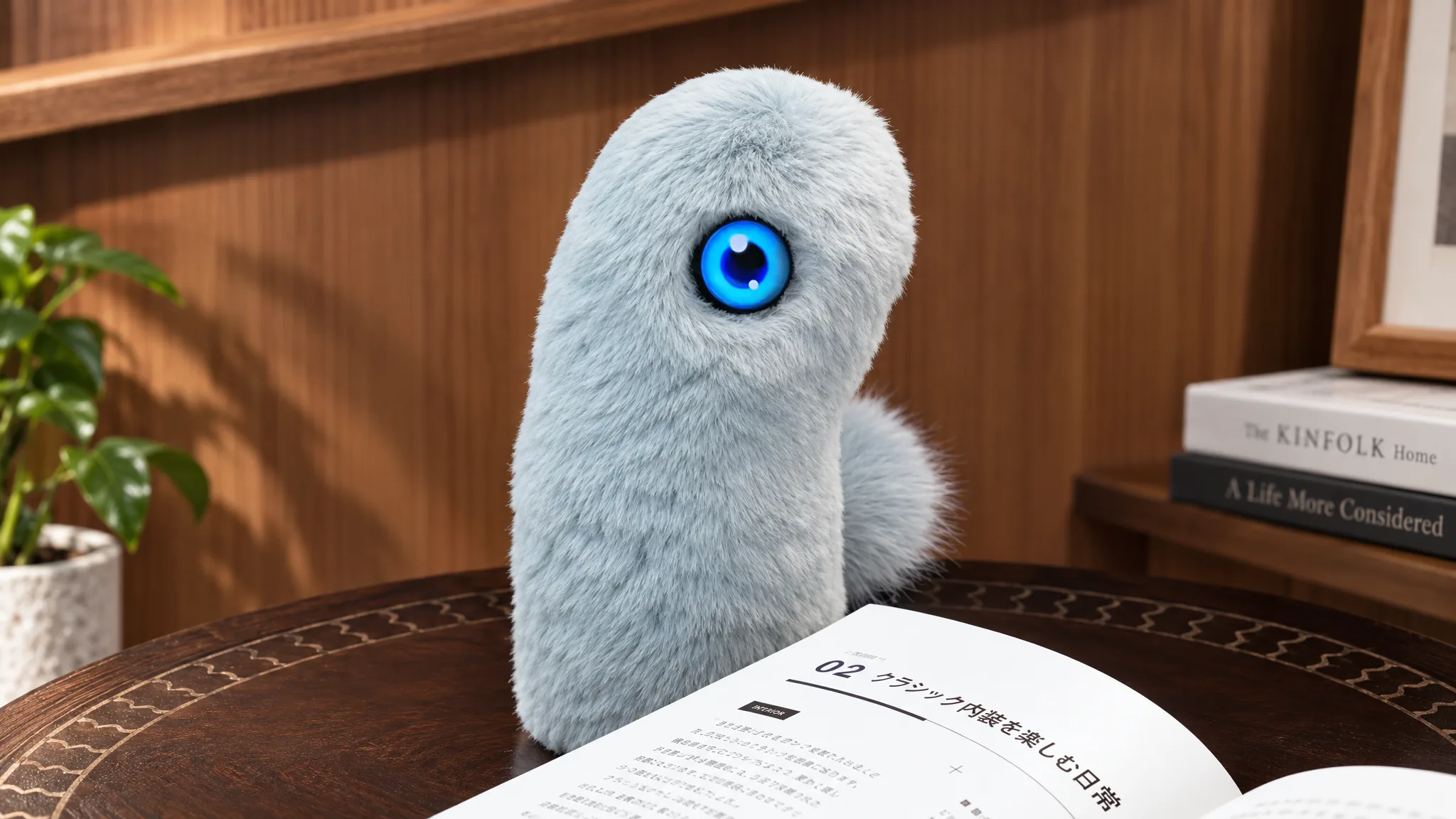 INUのふわふわした毛並みのボディ